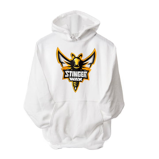 White Stinger Wax Hoodie